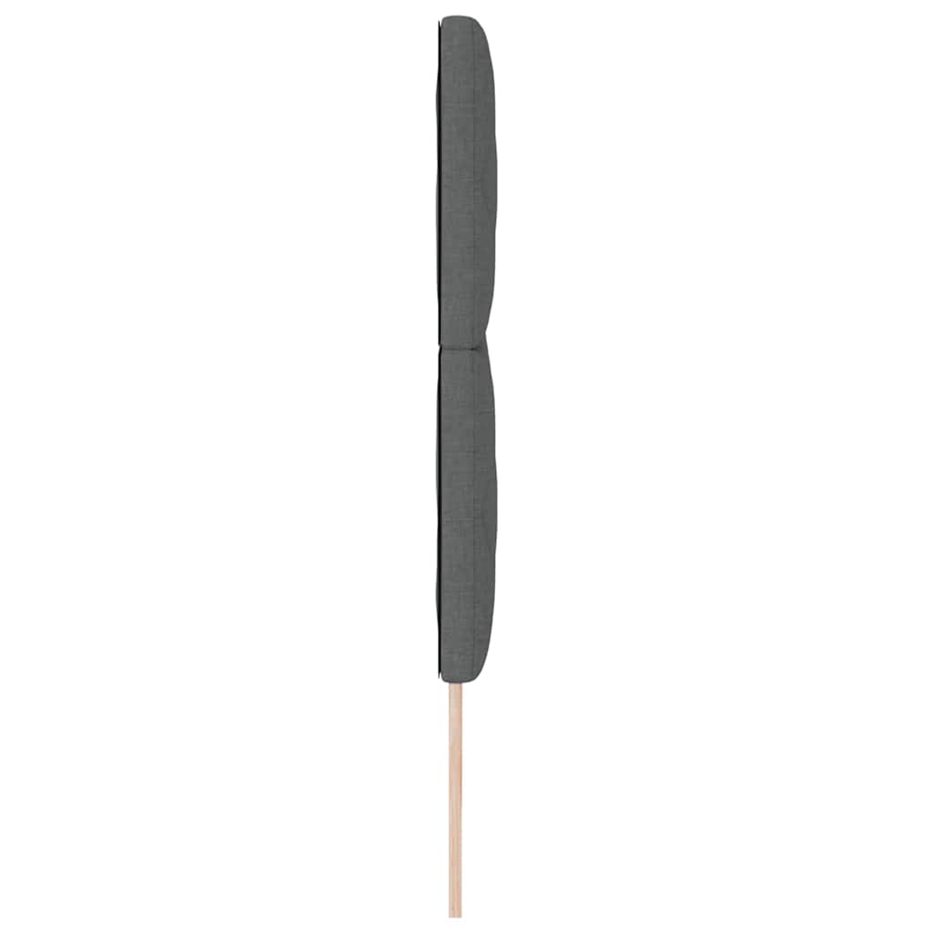vidaXL Κεφαλάρι Σκούρο Γκρι 180 cm ύφασμα