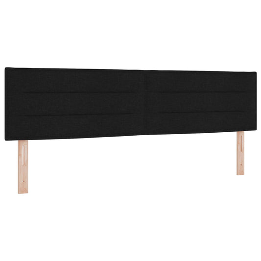 vidaXL LED κεφαλάρι με φώτα λωρίδας LED Μαύρο 180 cm Πολυεστέρας