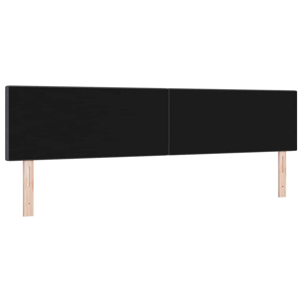 vidaXL LED κεφαλάρι Σκούρο Γκρι 200 cm Υφασμάτινο Κορντουρά