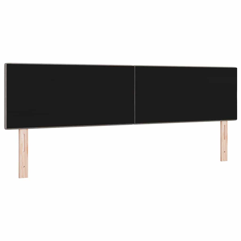 vidaXL LED κεφαλάρι με φώτα λωρίδας LED Taupe 180 cm Πολυεστέρας