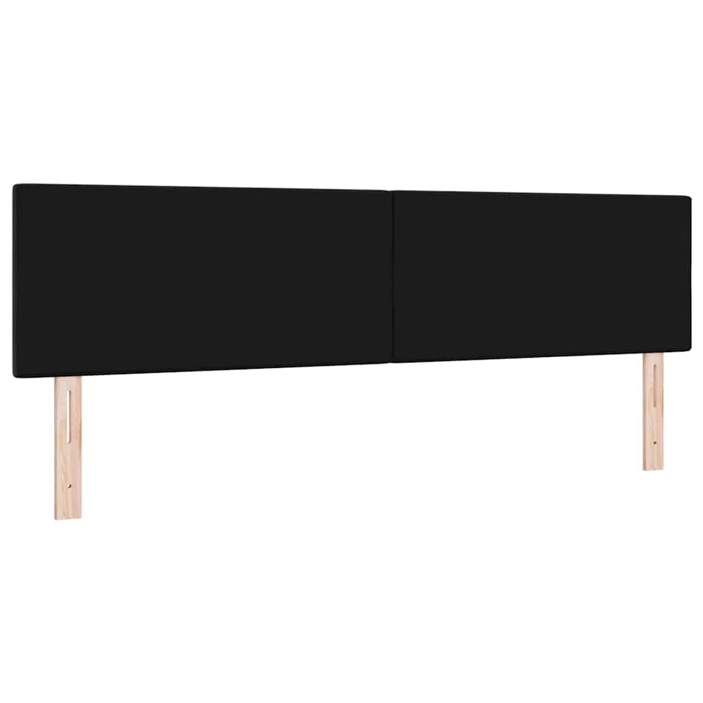 vidaXL LED κεφαλάρι με φώτα λωρίδας LED Μαύρο 180 cm Πολυεστέρας