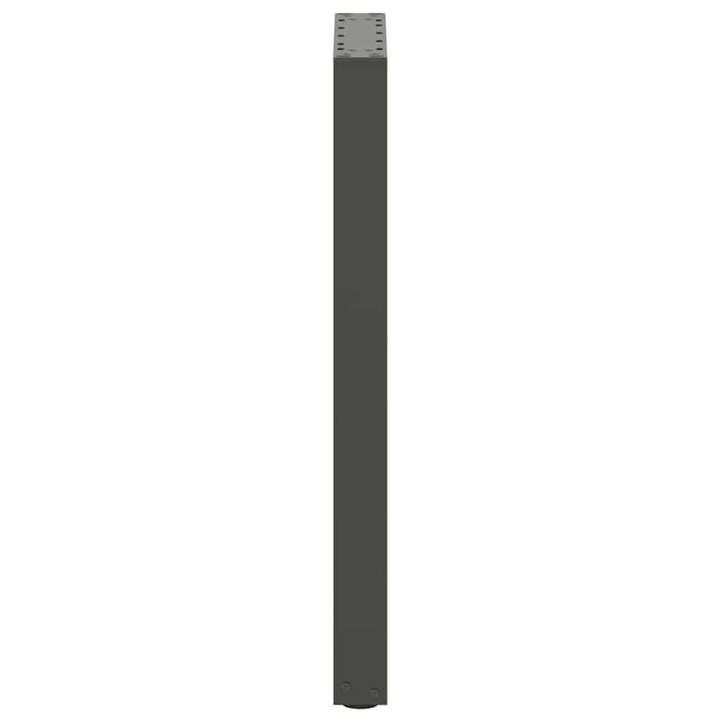 vidaXL Πόδια Κονσόλας 2 τεμ. σε σχήμα U, Ανθρακί 38x(72-73) εκ. από Ατσάλι