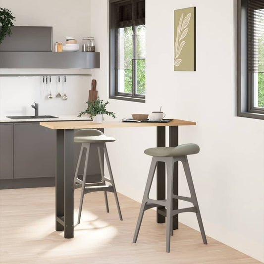 vidaXL Πόδια Τραπεζιού Μπαρ 2 τεμ. Ανθρακί 40x (100-101) εκ. Ατσάλι