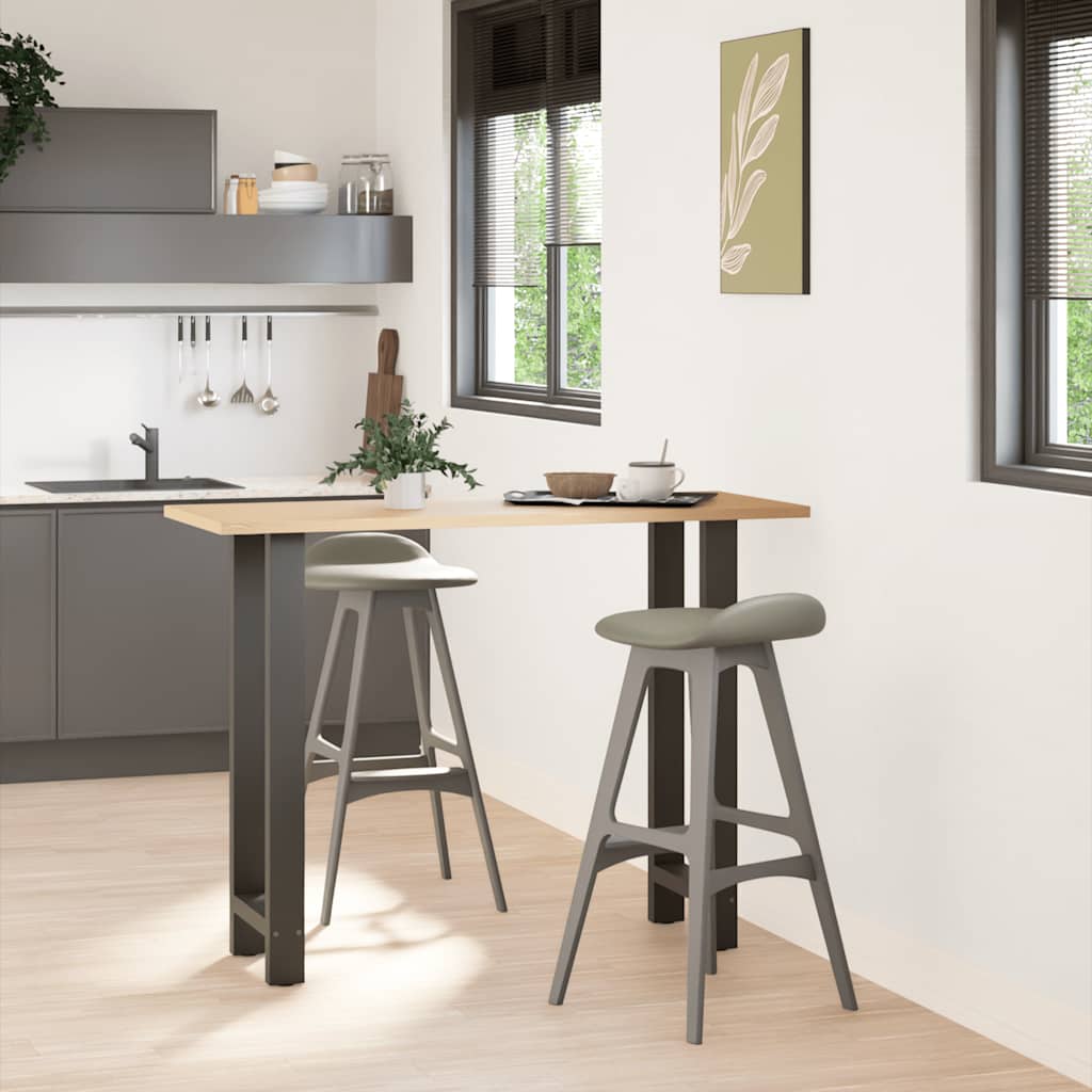 vidaXL Πόδια Τραπεζιού Μπαρ 2 τεμ. Ανθρακί 50x(100-101) εκ. Ατσάλι