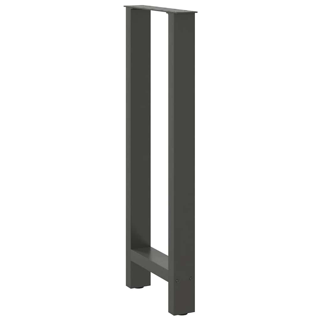 vidaXL Πόδια Τραπεζιού Μπαρ 2 τεμ. Ανθρακί 50x(100-101) εκ. Ατσάλι
