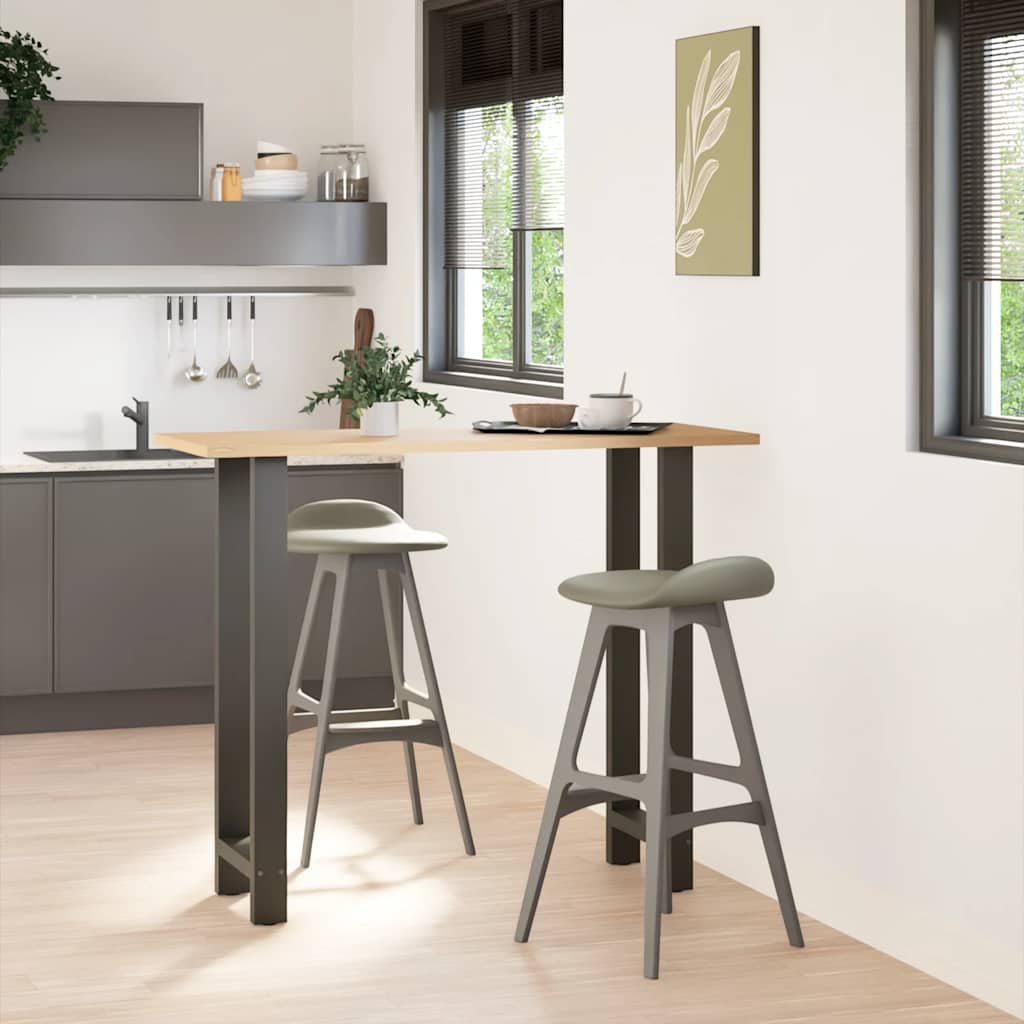 vidaXL Πόδια Τραπεζιού Μπαρ 2 τεμ. Ανθρακί 50x(110-111) εκ. Ατσάλι