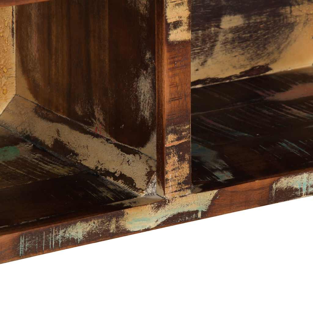 vidaXL Ντουλάπι τηλεόρασης πολύχρωμο Ξύλο μασίφ αναγεννημένο