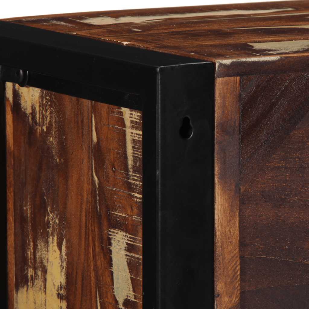 vidaXL Ντουλάπι τηλεόρασης πολύχρωμο Ξύλο μασίφ αναγεννημένο