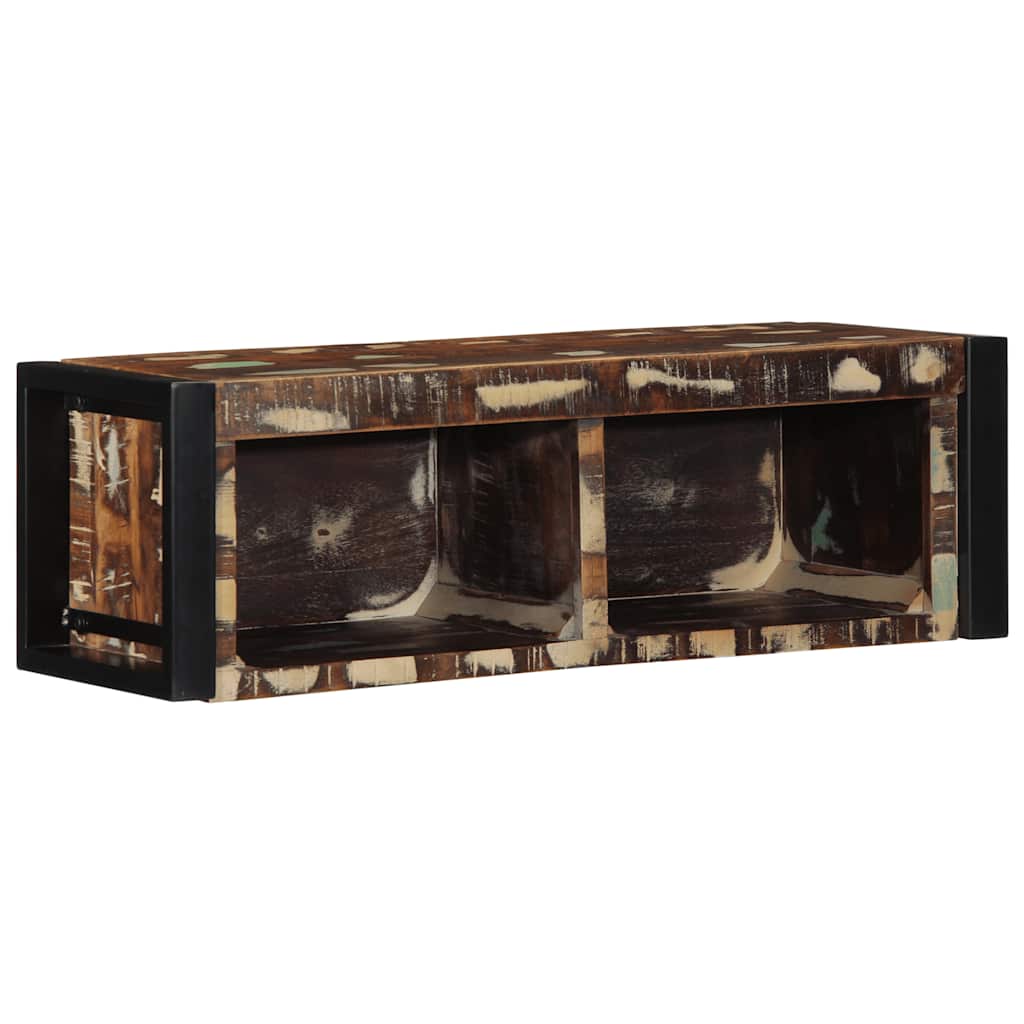 vidaXL Ντουλάπι τηλεόρασης πολύχρωμο Ξύλο μασίφ αναγεννημένο