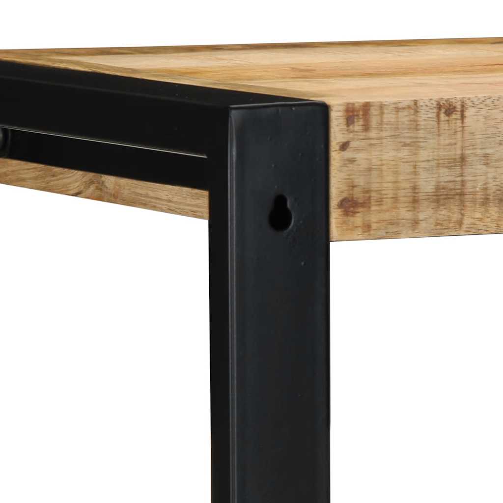 vidaXL Ράφι τοίχου 35x35x100 cm Στερεό ακατέργαστο ξύλο Mango