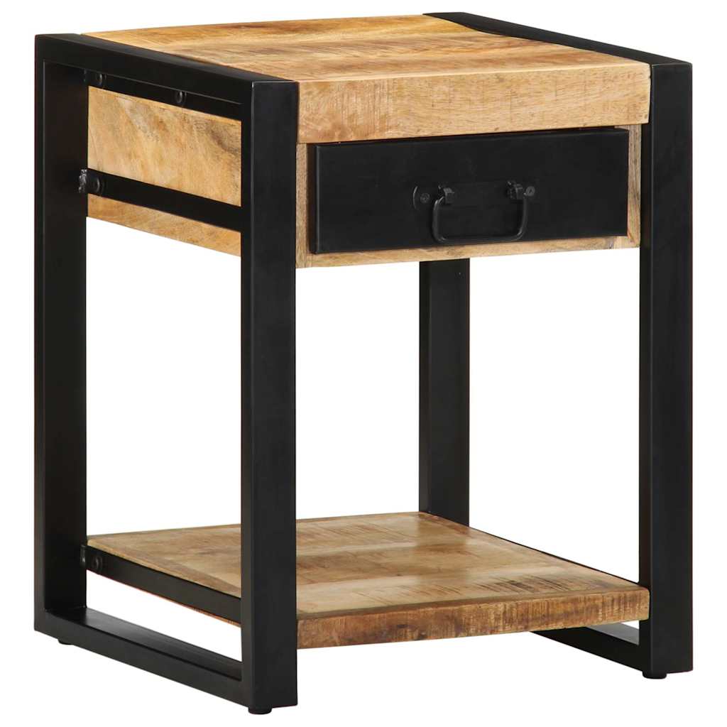 vidaXL Side Table 40x40x50 cm Στερεό ακατέργαστο ξύλο Mango