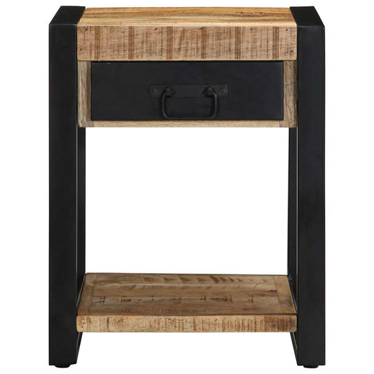 vidaXL Side Table 40x40x50 cm Στερεό ακατέργαστο ξύλο Mango