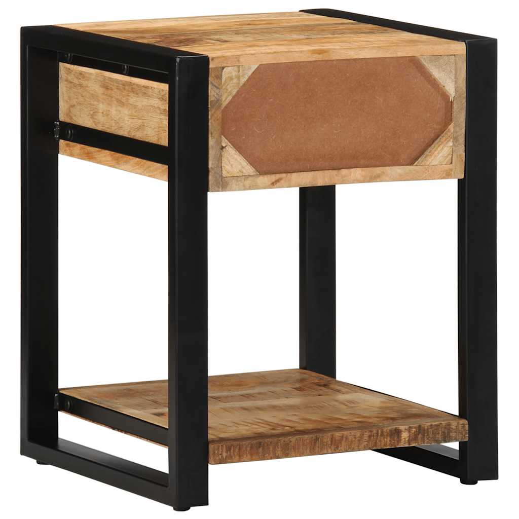 vidaXL Side Table 40x40x50 cm Στερεό ακατέργαστο ξύλο Mango