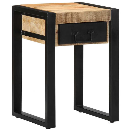 vidaXL Side Table 35x35x50 cm Στερεό ακατέργαστο ξύλο Mango