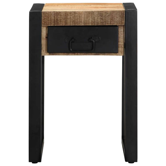 vidaXL Side Table 35x35x50 cm Στερεό ακατέργαστο ξύλο Mango