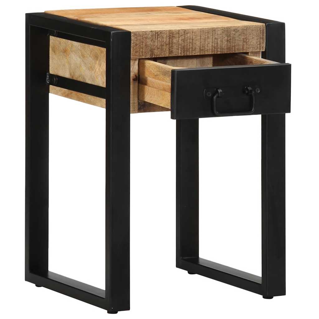 vidaXL Side Table 35x35x50 cm Στερεό ακατέργαστο ξύλο Mango