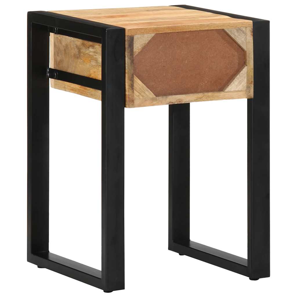 vidaXL Side Table 35x35x50 cm Στερεό ακατέργαστο ξύλο Mango