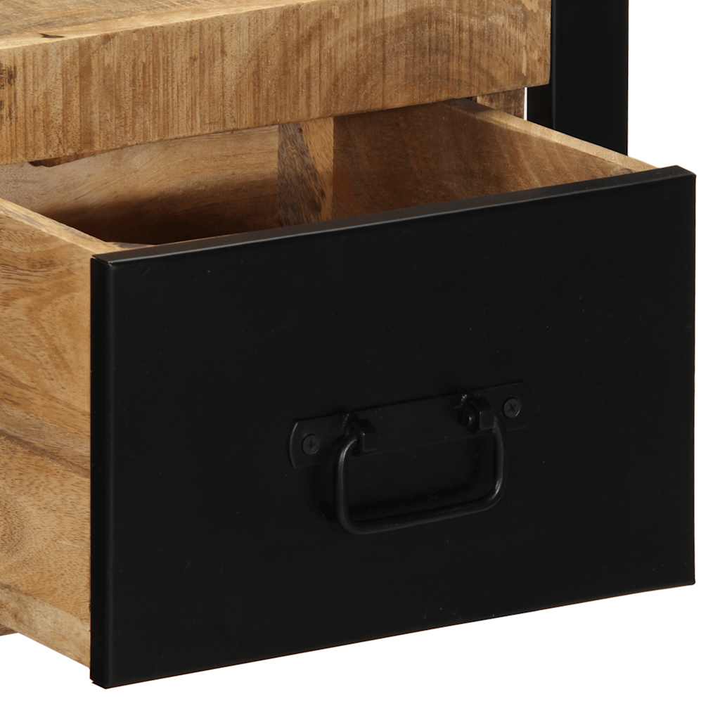 vidaXL Κομοδίνο 40x35x25 cm Στερεό ακατέργαστο ξύλο Mango