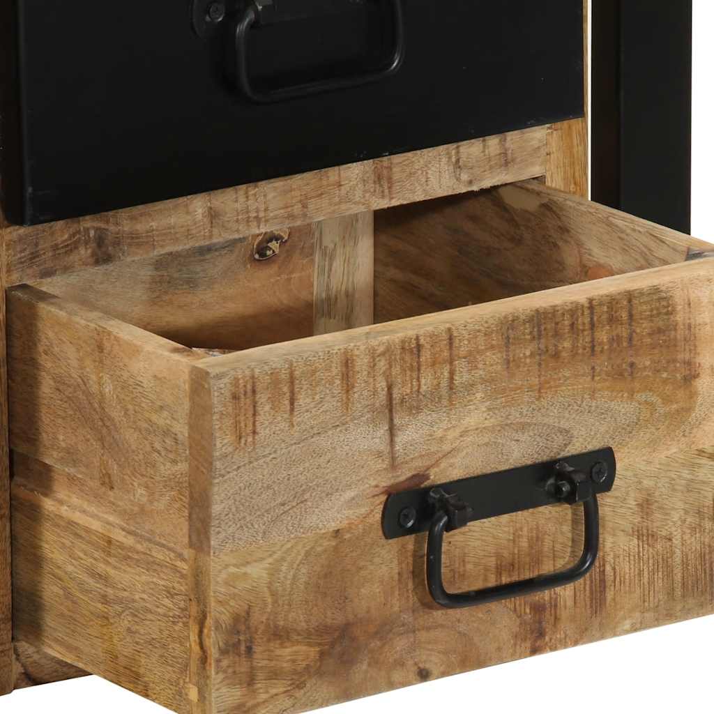 vidaXL Κομοδίνα 2 τεμάχια 40x35x40 cm Στερεό ακατέργαστο ξύλο Mango