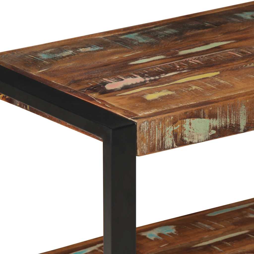 vidaXL Ράφι για ρούχα Πολύχρωμο 80x40x190 cm Ξύλο μασίφ ανακυκλωμένο