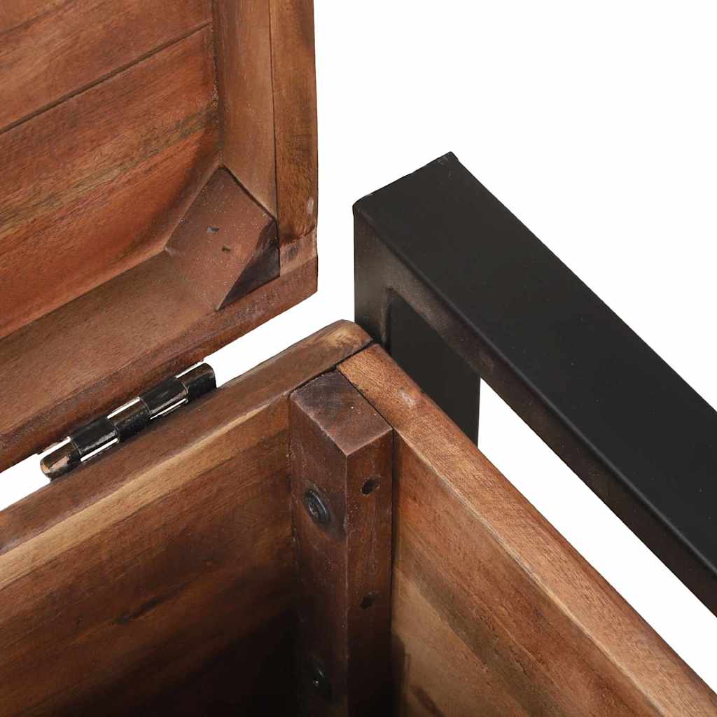 vidaXL Κουτιά Αποθήκευσης Καφέ 40 x 30 x 30 εκ Μασίφ ανακυκλωμένο ξύλο