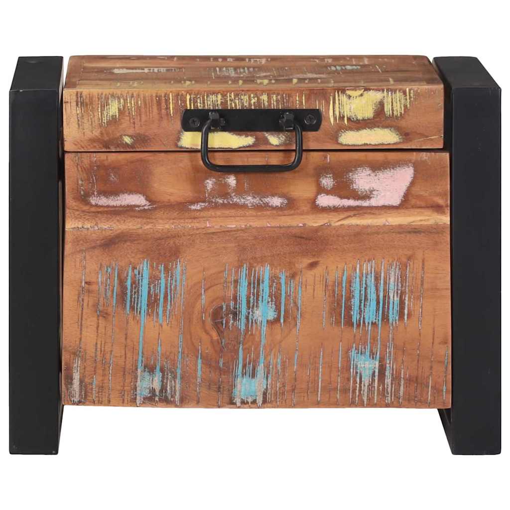 vidaXL Κουτιά Αποθήκευσης Καφέ 40 x 30 x 30 εκ Μασίφ ανακυκλωμένο ξύλο