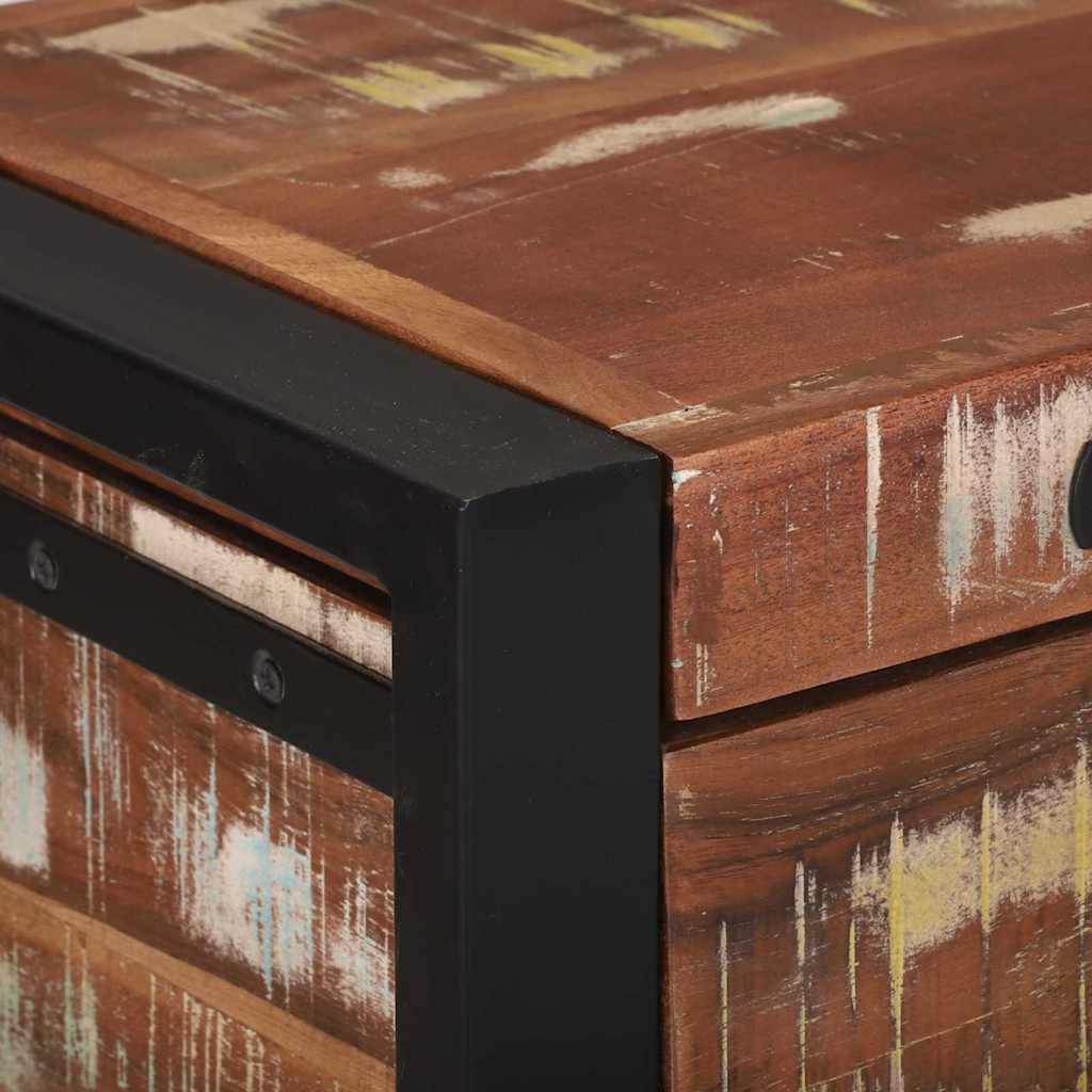 vidaXL Κουτιά Αποθήκευσης Καφέ 80 x 30 x 30 εκ Μασίφ ανακυκλωμένο ξύλο