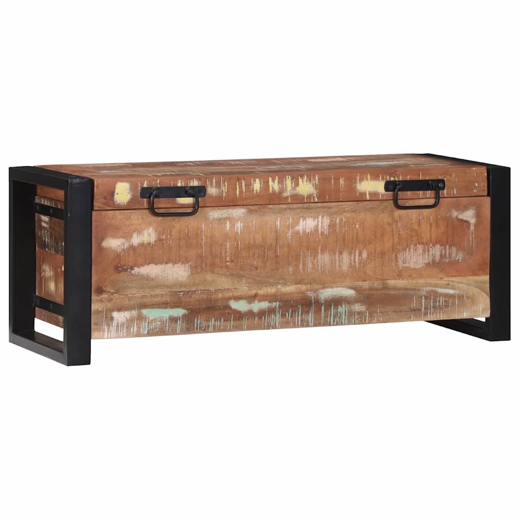 vidaXL Κουτιά Αποθήκευσης Καφέ 80 x 30 x 30 εκ Μασίφ ανακυκλωμένο ξύλο