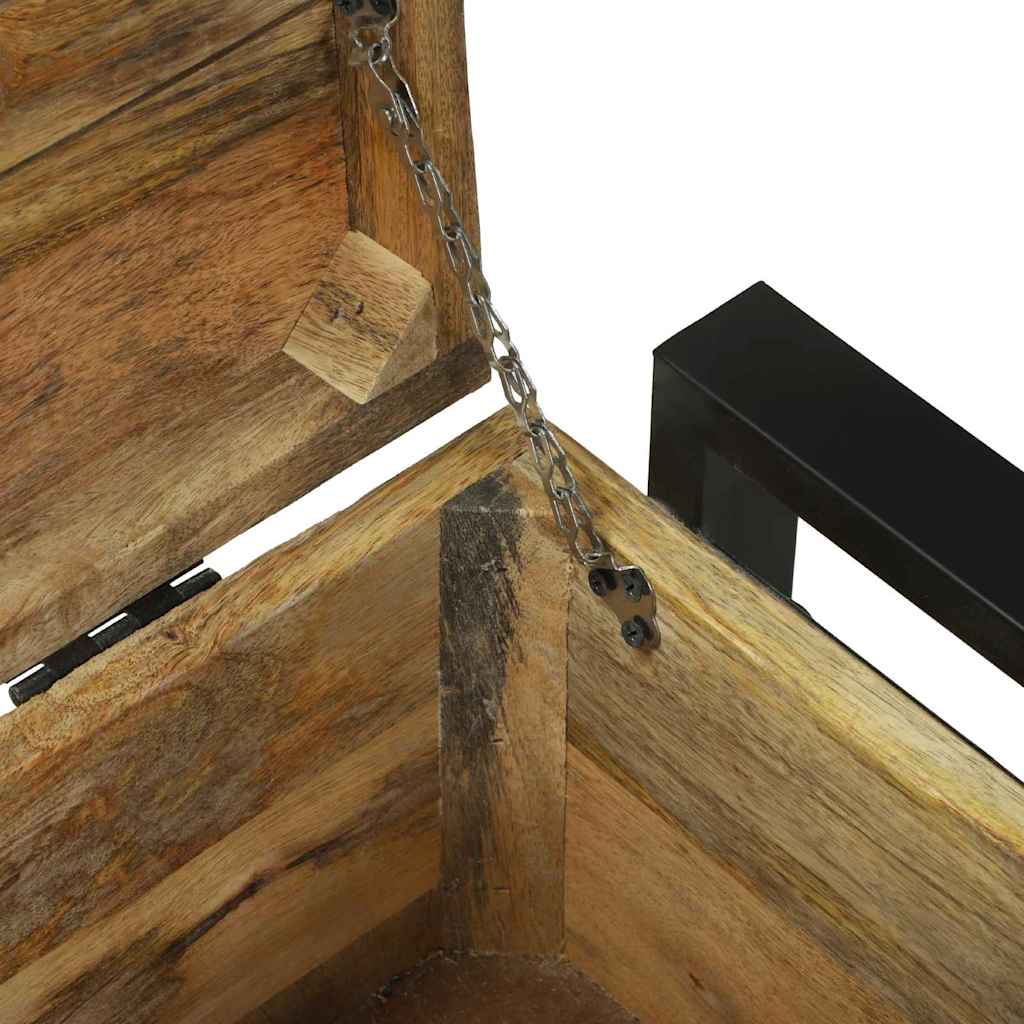 vidaXL Κουτί Αποθήκευσης Καφέ 80 x 35 x 45 cm Μασίφ ξύλο μάνγκο