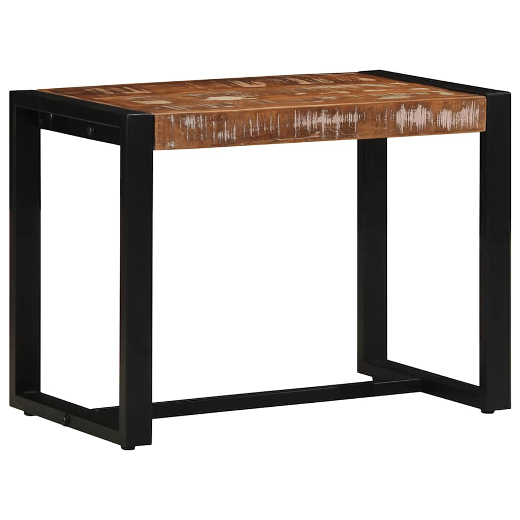 vidaXL Πάγκος Πολύχρωμος 60x35x45 εκ. από Μασίφ Ξύλο Ανακυκλωμένου Ξύλου