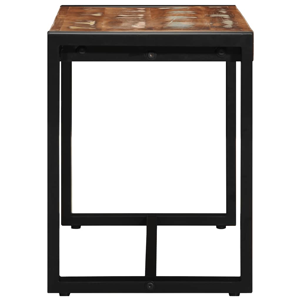 Πάγκος vidaXL Πολύχρωμος 80x35x45 cm Στερεό ξύλο αναγεννημένο