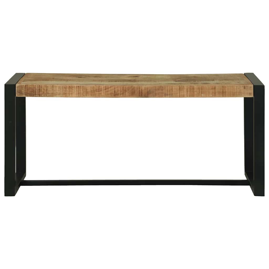 vidaXL Παγκάκι 100x35x45 εκ Μασίφ Σκληρό Ξύλο Μάνγκο