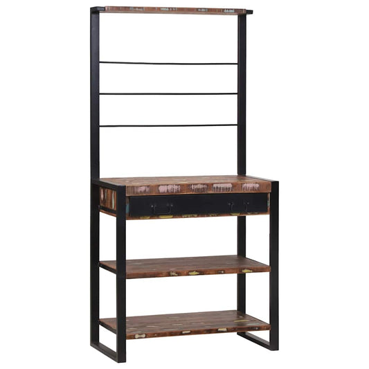 vidaXL Ράφι κουζίνας Πολύχρωμο 80 x 40 x 160 cm