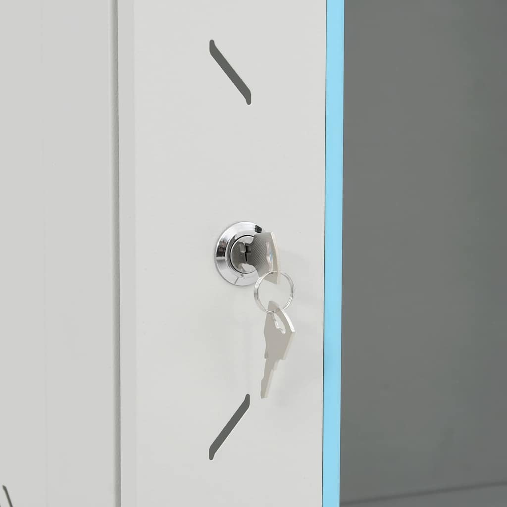 vidaXL Καμπίνα Δικτύου 15U 19" IP20 Γκρι 60x45x86 εκ.