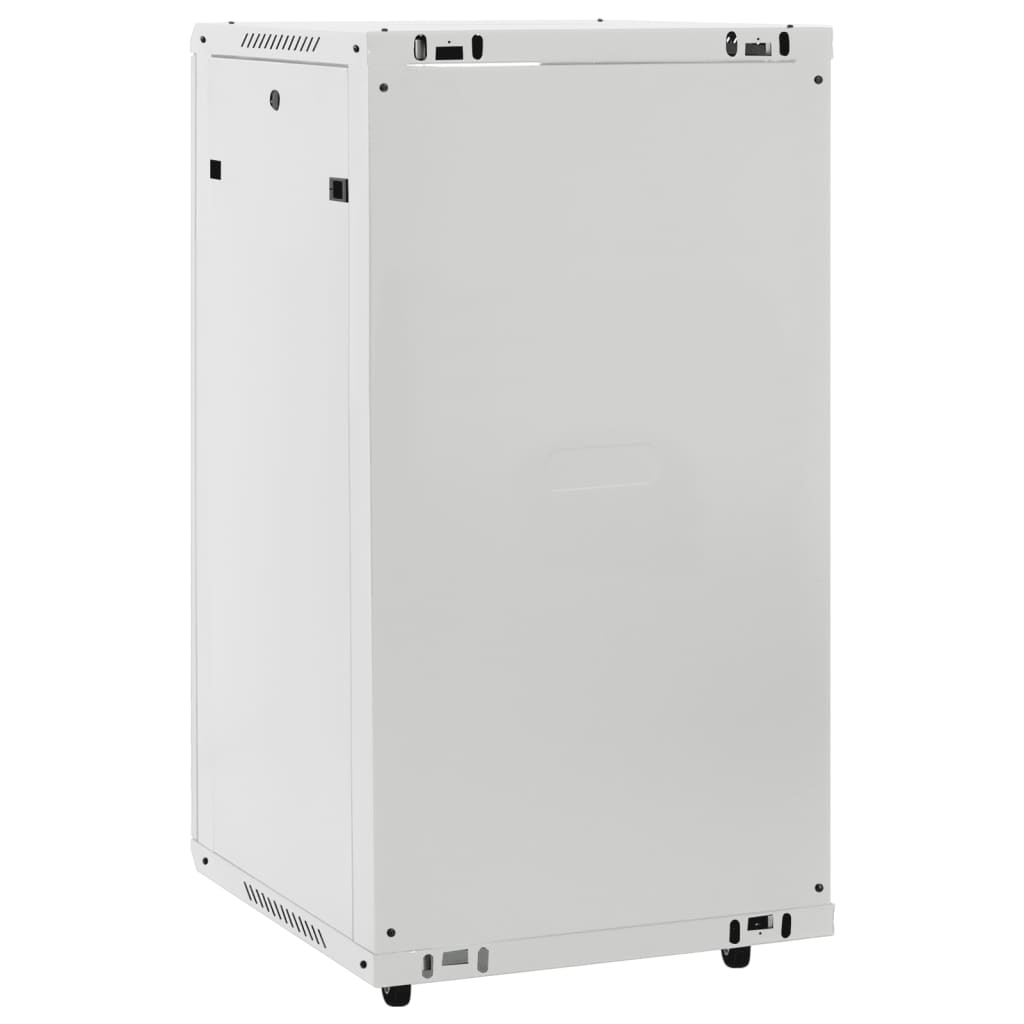 vidaXL Καμπίνα Δικτύου 22U 19" IP20 Μαύρη 60x60x120 εκ.