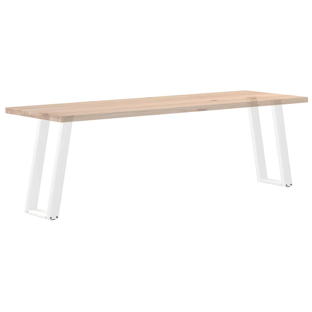 vidaXL Πόδια Κονσόλας σε Σχήμα U 2 τεμ. Λευκά 38x(72-73) εκ. Ατσάλι