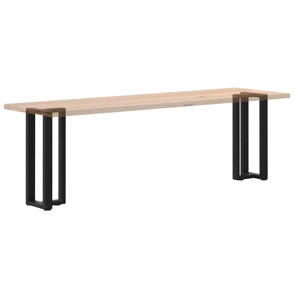 vidaXL Πόδια Κονσόλας σε Σχήμα Τ, 2 τεμ. Μαύρο 25x28x(72-73) εκ. Ατσάλι