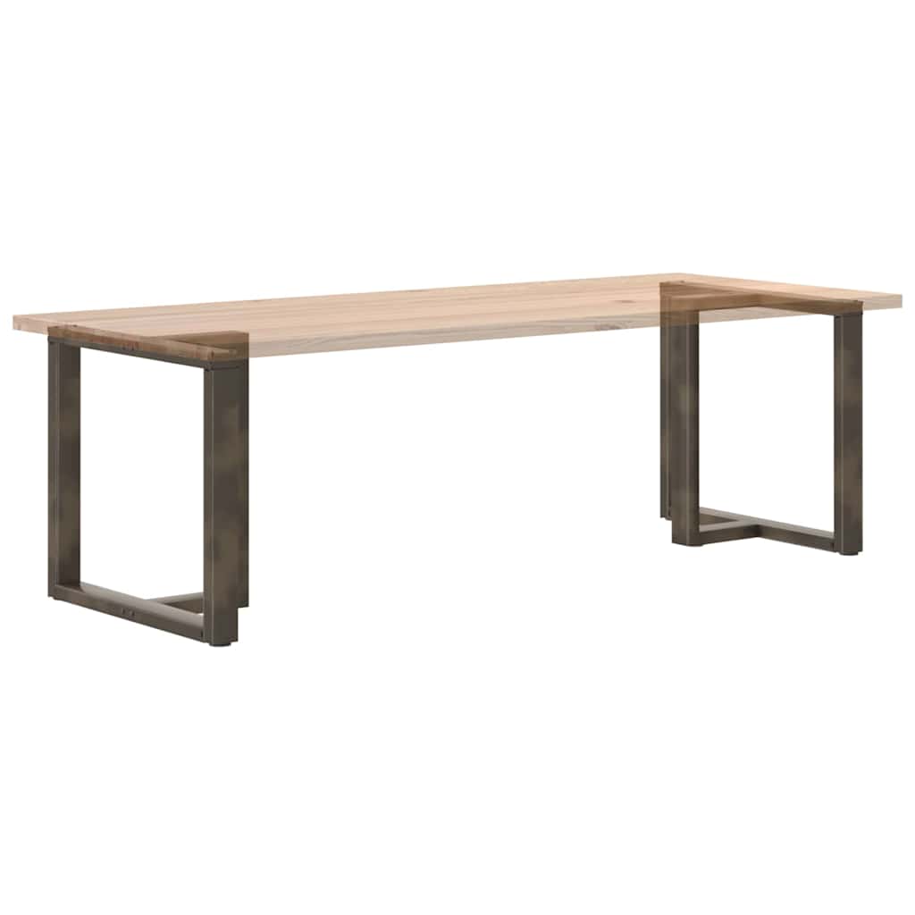 vidaXL Πόδια Τραπεζαρίας σε Σχήμα Τ, 2 τεμ. Μαύρο 80x35x(72-73) εκ. Ατσάλι
