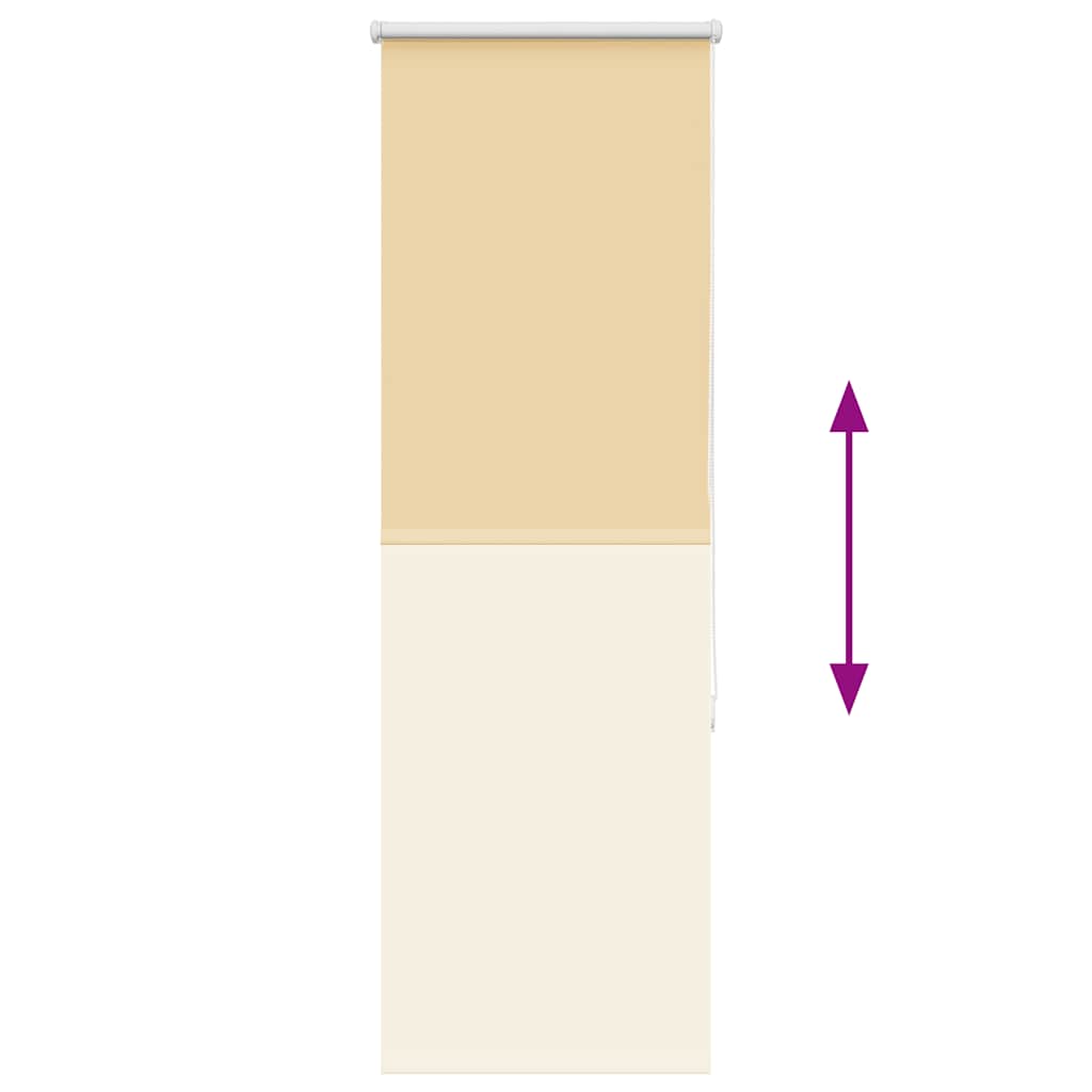 vidaXL Ρολέρ Μπλακάουτ Μπεζ 40x130 cm Πλάτος υφάσματος 35,7 cm