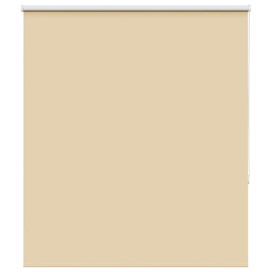 vidaXL Roller Blind Blackout Μπεζ 130x130 cm Πλάτος υφάσματος 126,6cm