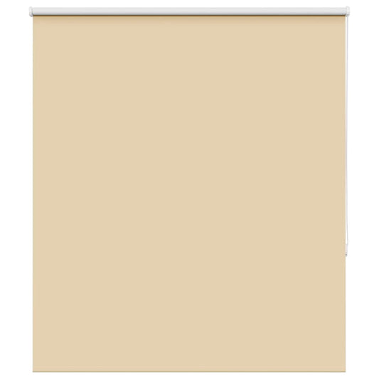 vidaXL Roller Blind Blackout Μπεζ 135x130 cm Πλάτος υφάσματος 131,6cm