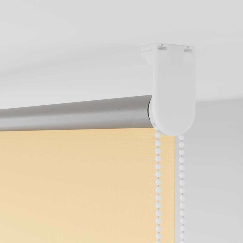 vidaXL Roller Blind Blackout Μπεζ 145x130 cm Πλάτος υφάσματος 141,6cm