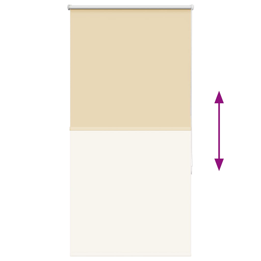 vidaXL Ρολέρ Μπλακάουτ Μπεζ 85x150 cm Πλάτος υφάσματος 80,7 cm