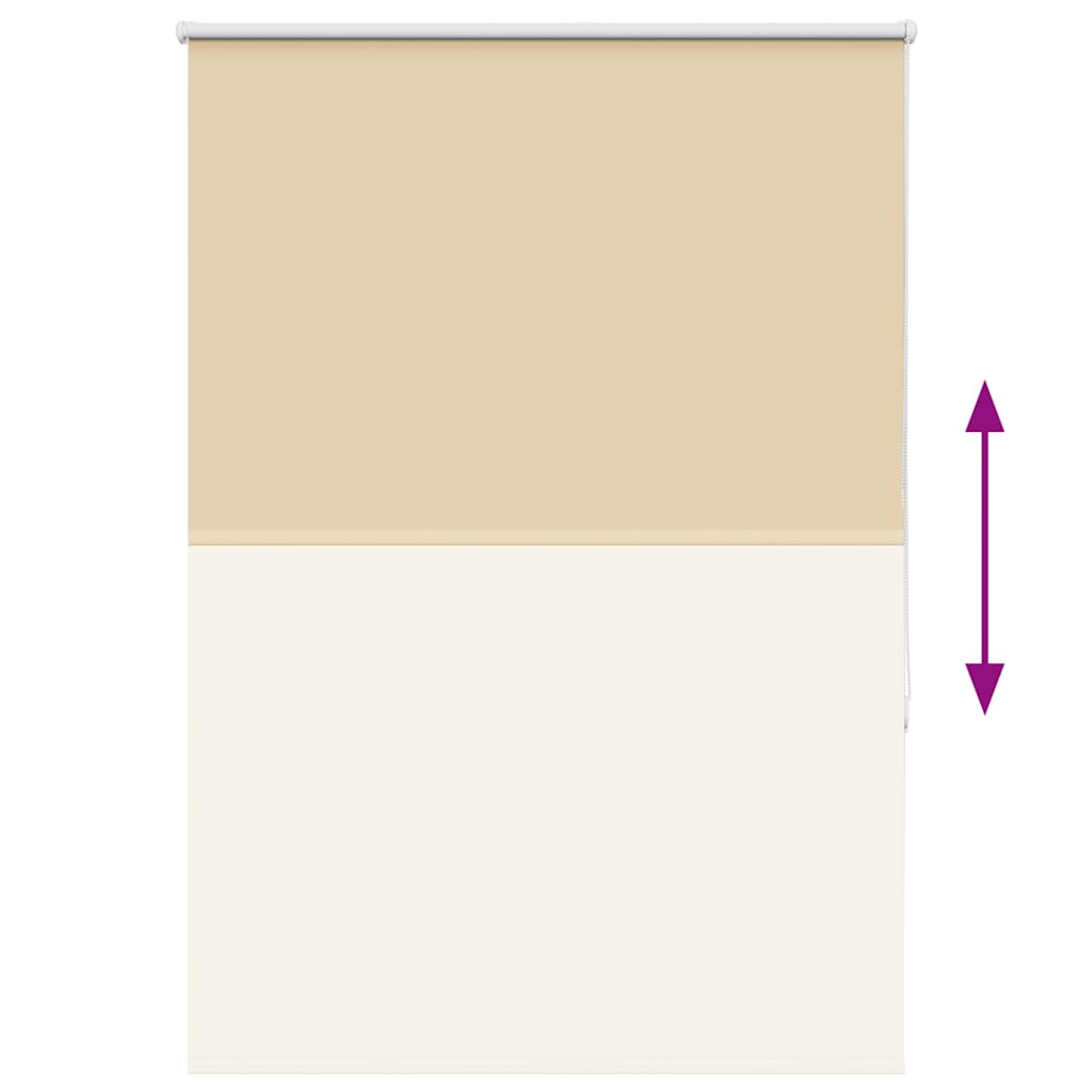 vidaXL Ρολέρ Μπλακάουτ Μπεζ 100x150 cm Πλάτος υφάσματος 95,7 cm