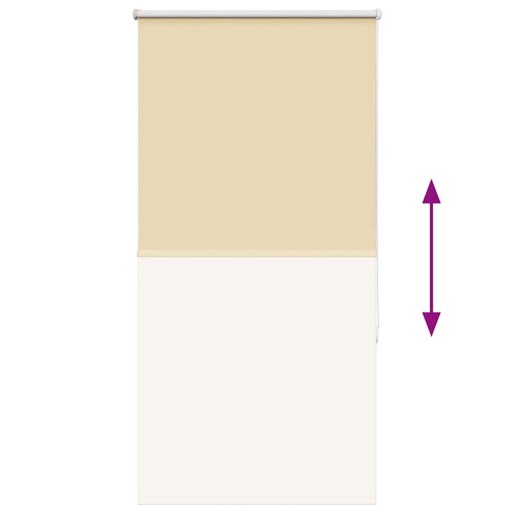 vidaXL Ρολέρ Μπλακάουτ Μπεζ 85x175 cm Πλάτος υφάσματος 80,7 cm