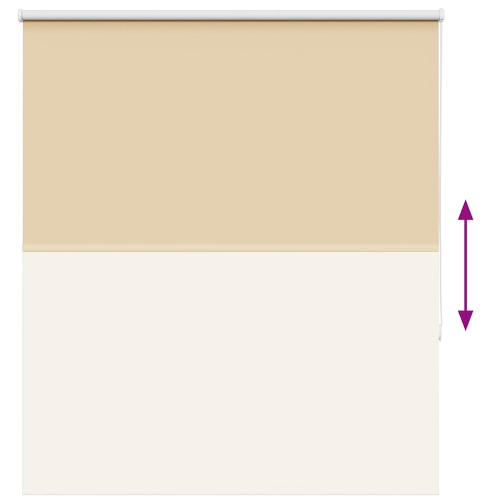 vidaXL Ρολέρ Μπλακάουτ Μπεζ 125x175 cm Πλάτος υφάσματος 121,6 cm