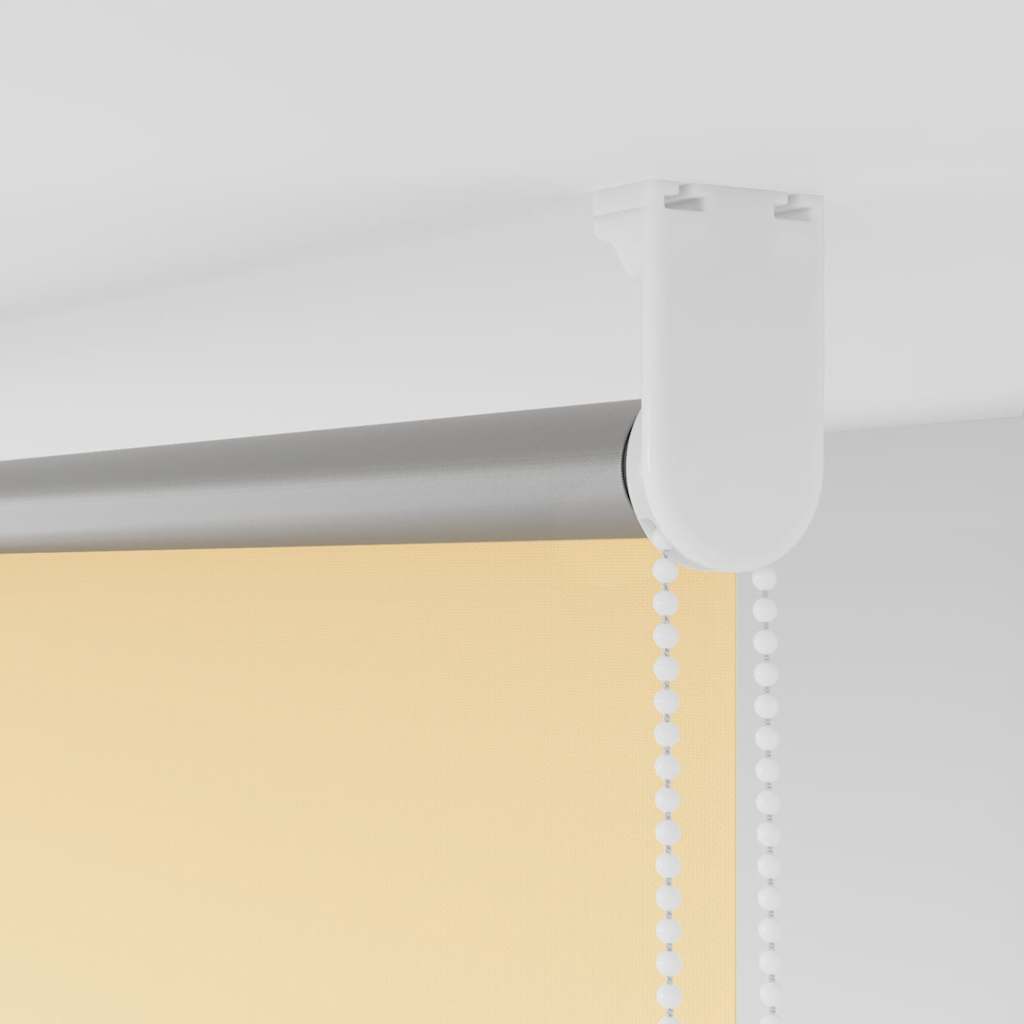 vidaXL Roller Blind Blackout Μπεζ 130x175 cm Πλάτος υφάσματος 126,6cm
