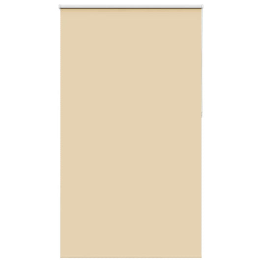 vidaXL Roller Blind Blackout Μπεζ 130x210 cm Πλάτος υφάσματος 126,6cm