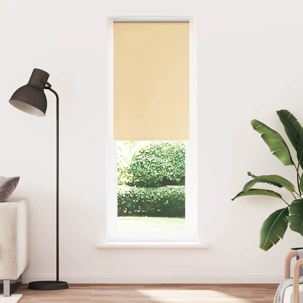 vidaXL Ρολέρ Μπλακάουτ Μπεζ 75x230 cm Πλάτος υφάσματος 70,7 cm