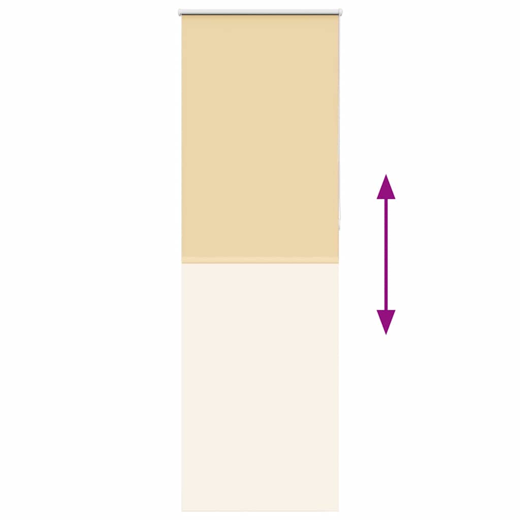 vidaXL Ρολέρ Μπλακάουτ Μπεζ 85x230 cm Πλάτος υφάσματος 80,7 cm